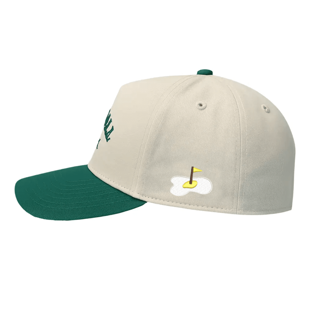 Green hat with breakfast ball logo
