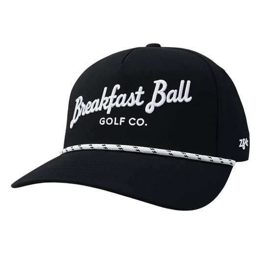 black golf cap