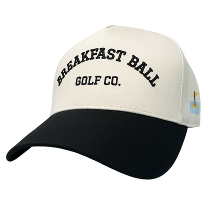 fun black golf hat