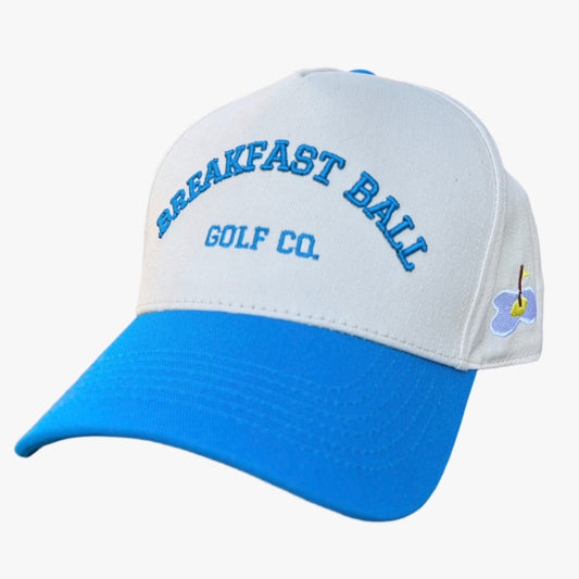 blue golf hat snapback