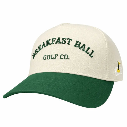 green breakfast ball hat