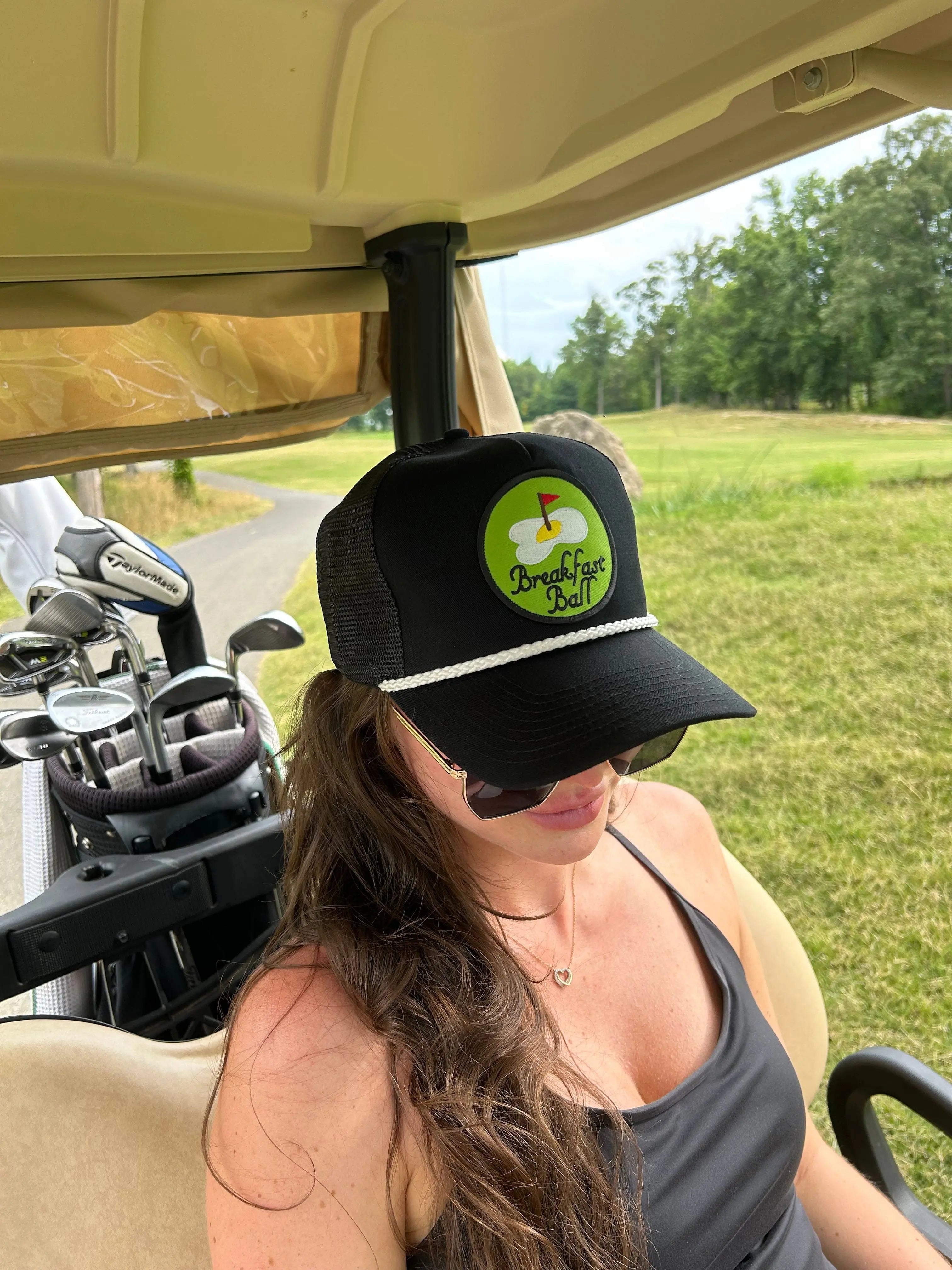 breakfast ball golf hat women