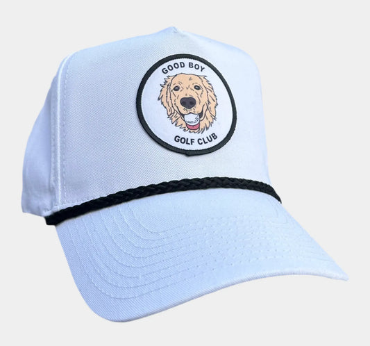 Golden retriever funny golf hat