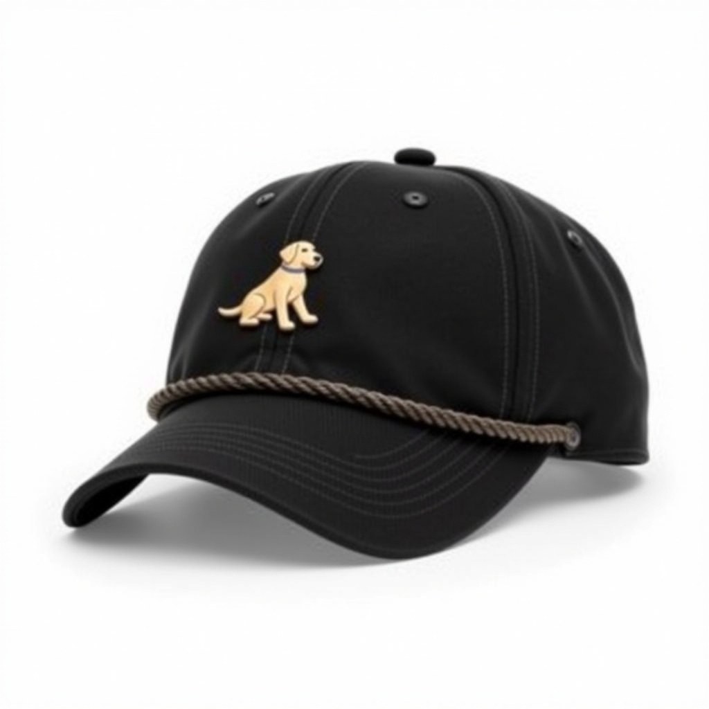Good Boy Black Golf Rope Hat