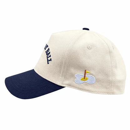 breakfast ball navy golf hat