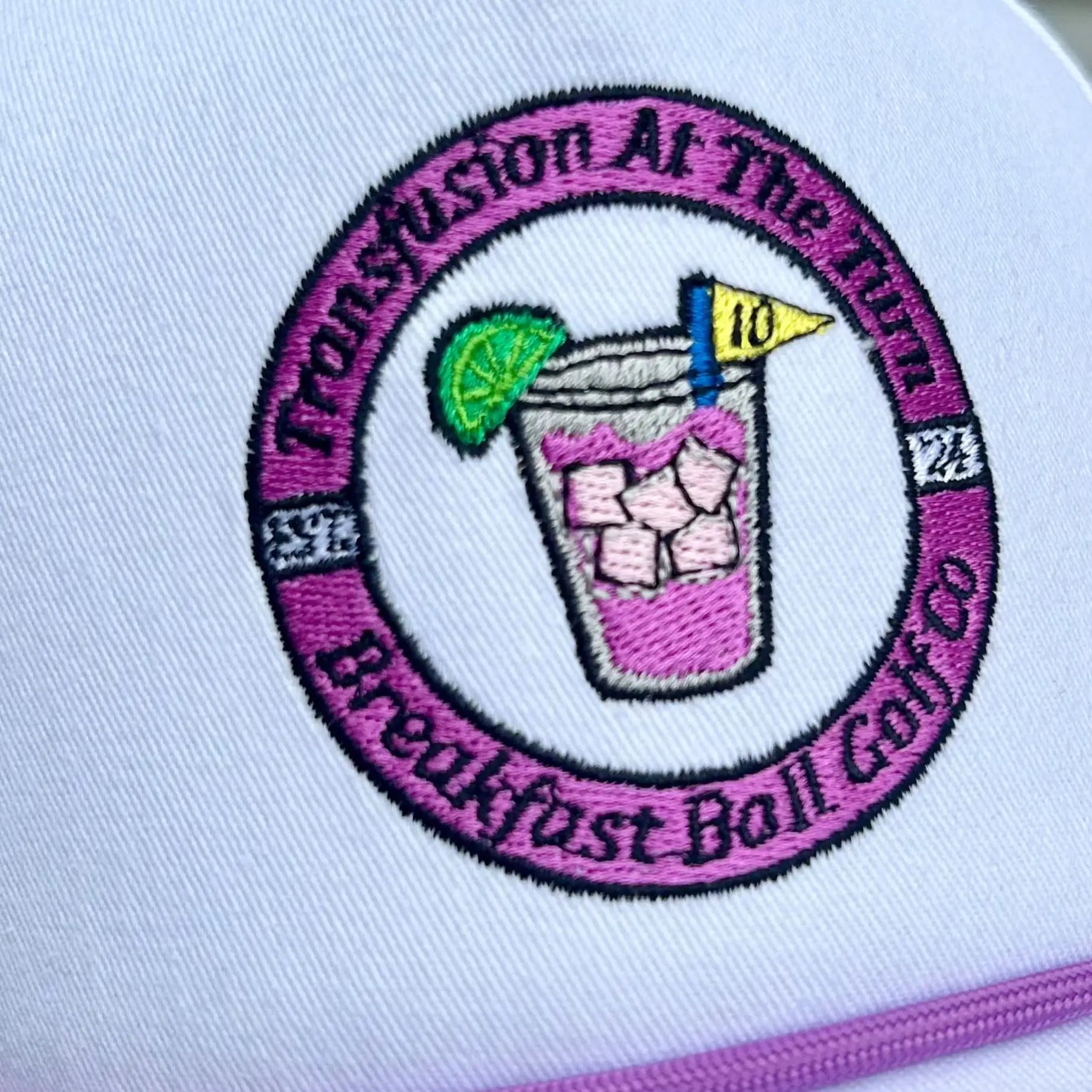 embroidered transfusion golf